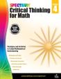 Spectrum Critical Thinking For Math, Grade 4 - Preview