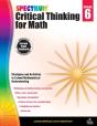 Spectrum Critical Thinking For Math, Grade 6 - Preview