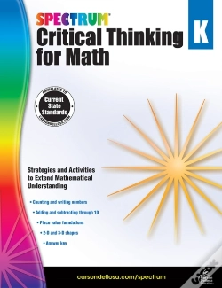 Capa do artigo Spectrum Critical Thinking For Math, Grade K
