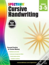 Capa do artigo Spectrum Cursive Handwriting, Grades 3 - 5