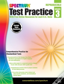 Capa do artigo Spectrum Test Practice, Grade 3
