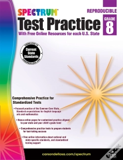 Capa do artigo Spectrum Test Practice, Grade 8
