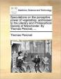 Speculations On The Perceptive Power Of - Preview