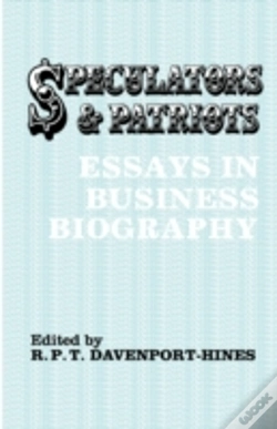 Capa do artigo Speculators And Patriots