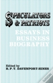 Capa do artigo Speculators And Patriots