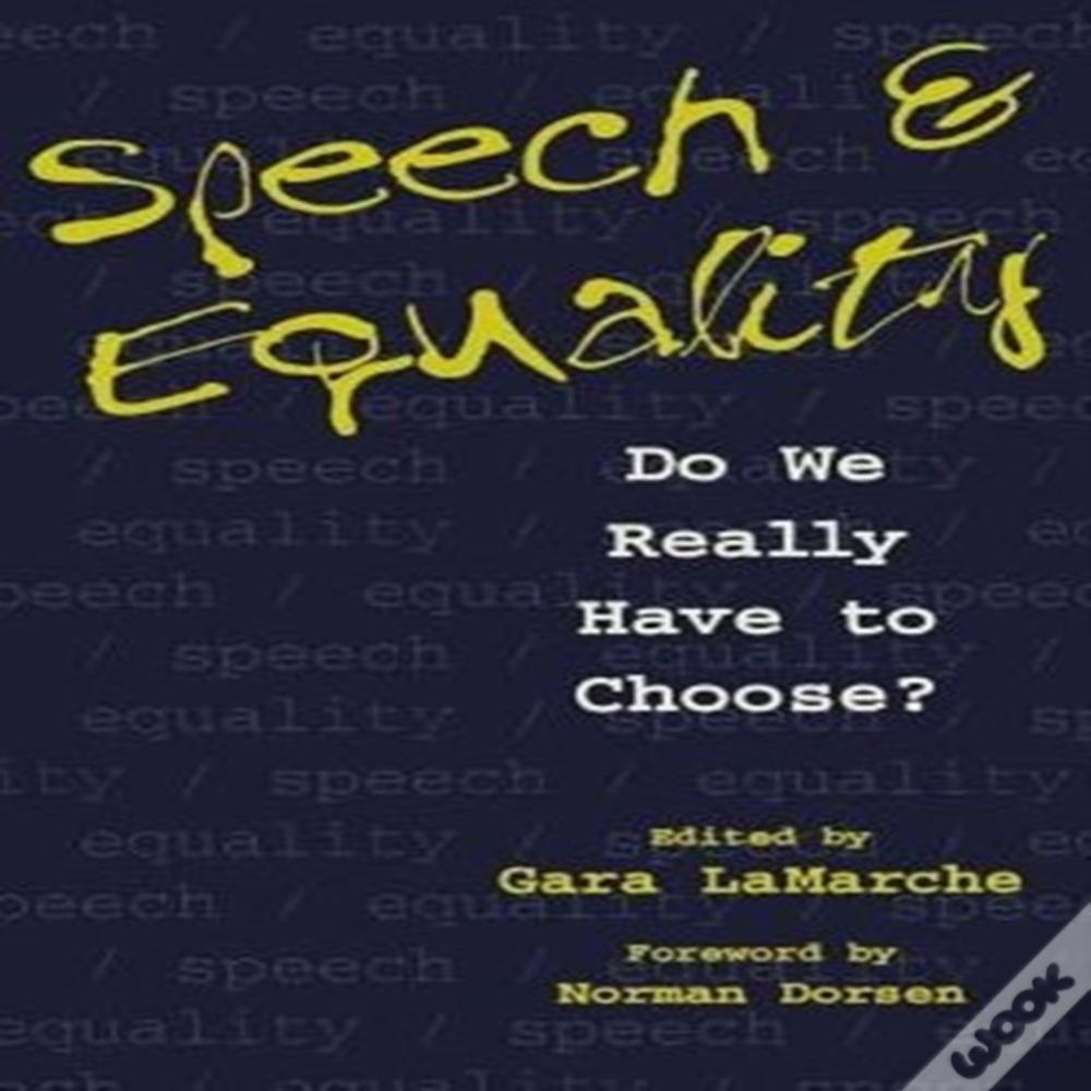 Speech And Equality