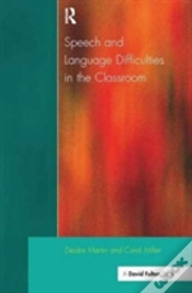 Capa do artigo Speech And Language Difficulties In The Classroom