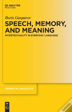 Capa do artigo Speech, Memory, And Meaning