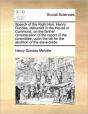 Speech Of The Right Hon. Henry Dundas, D - Preview