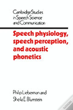 Capa do artigo Speech Physiology, Speech Perception, And Acoustic Phonetics