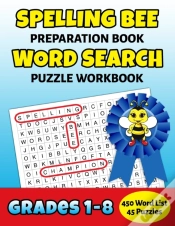Capa do artigo Spelling Bee Preparation Book Word Search Puzzle Workbook Grades 1-8