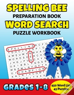 Capa do artigo Spelling Bee Preparation Book Word Search Puzzle Workbook Grades 1-8