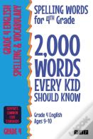 Spelling Words For 4th Grade
