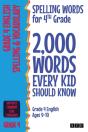 Spelling Words For 4th Grade - Preview