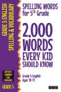 Spelling Words For 5th Grade - Preview