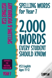 Spelling Words For Year 7