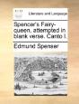 Spencer'S Fairy-Queen, Attempted In Blan - Preview