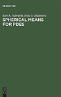 Spherical Means For Pdes - Preview
