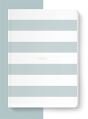 Spirit Stationery Striped A5 Notebook - Preview