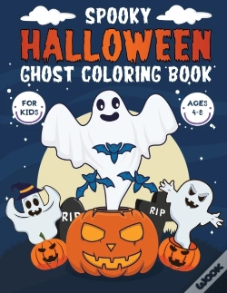 Capa do artigo Spooky Halloween Ghost Coloring Book For Kids Ages 4-8