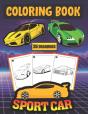 Sport Car Coloring Book (35 Drawings) - Preview