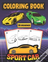 Sport Car Coloring Book (35 Drawings)