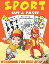 Sport Cut And Paste Workbook For Kids Ages 2-5