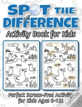 Spot The Difference Activity Book For Kids