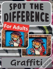 Spot The Difference Book For Adults - Graffiti