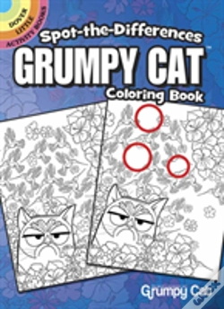 Capa do artigo Spot-The-Differences Grumpy Cat Coloring Book