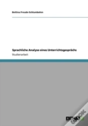 Capa do artigo Sprachliche Analyse Eines Unterrichtsgespraã‚Â¤Chs