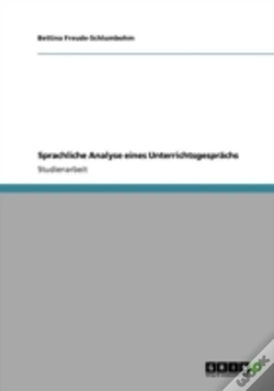 Capa do artigo Sprachliche Analyse Eines Unterrichtsgespraã‚Â¤Chs