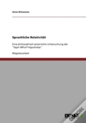 Capa do artigo Sprachliche Relativitat