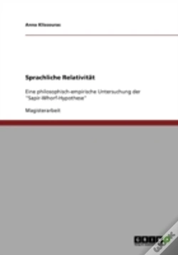 Capa do artigo Sprachliche Relativitat