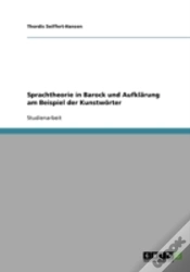 Capa do artigo Sprachtheorie In Barock Und Aufklarung Am Beispiel Der Kunstworter