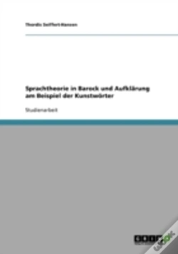 Capa do artigo Sprachtheorie In Barock Und Aufklarung Am Beispiel Der Kunstworter