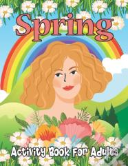 Spring Activity Book For Adults