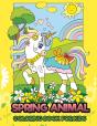 Spring Animal Coloring Book For Kids - Preview