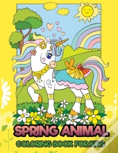 Spring Animal Coloring Book For Kids