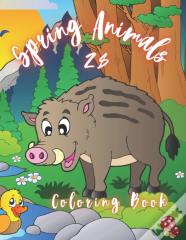 Spring Animals Coloring Book