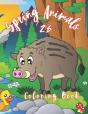 Spring Animals Coloring Book - Preview