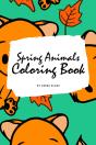 Spring Animals Coloring Book For Children (6x9 Coloring Book / Activity Book) - Preview