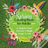 Spring Coloring Book For Adults