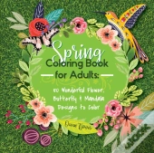 Spring Coloring Book For Adults