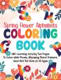 Spring Flower Alphabets Coloring Book - Preview