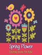 Spring Flower Coloring Book For Kids - Preview