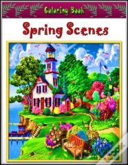 Spring Scenes Coloring Book