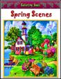 Spring Scenes Coloring Book - Preview
