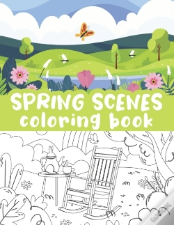 Capa do artigo Spring Scenes Coloring Book