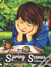 Capa do artigo Spring Scenes Coloring Book